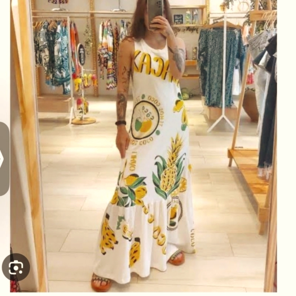 SOLD Farm Rio Brazil Fruit Juice Maxi sz Small NWT